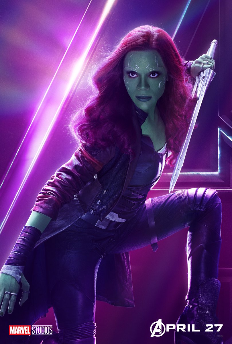 New Gamora Poster! @Avengers #InfinityWar #Gamora https://t.co/zxeKSaTzuQ
