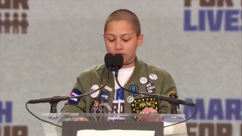 RT @MichaelSkolnik: Emma Gonzalez. 

The entire speech. 

Watch. All. Of. It. 

#MarchForOurLives 

https://t.co/AK47lWEkAM