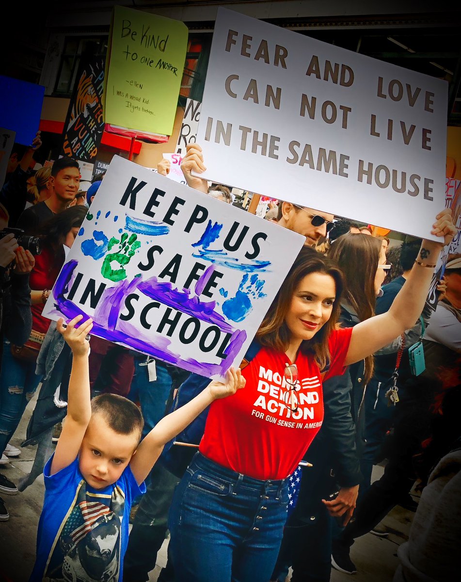 Fear and love can not live in the same house. 

#MarchForOurLives https://t.co/J7sEyuUiof