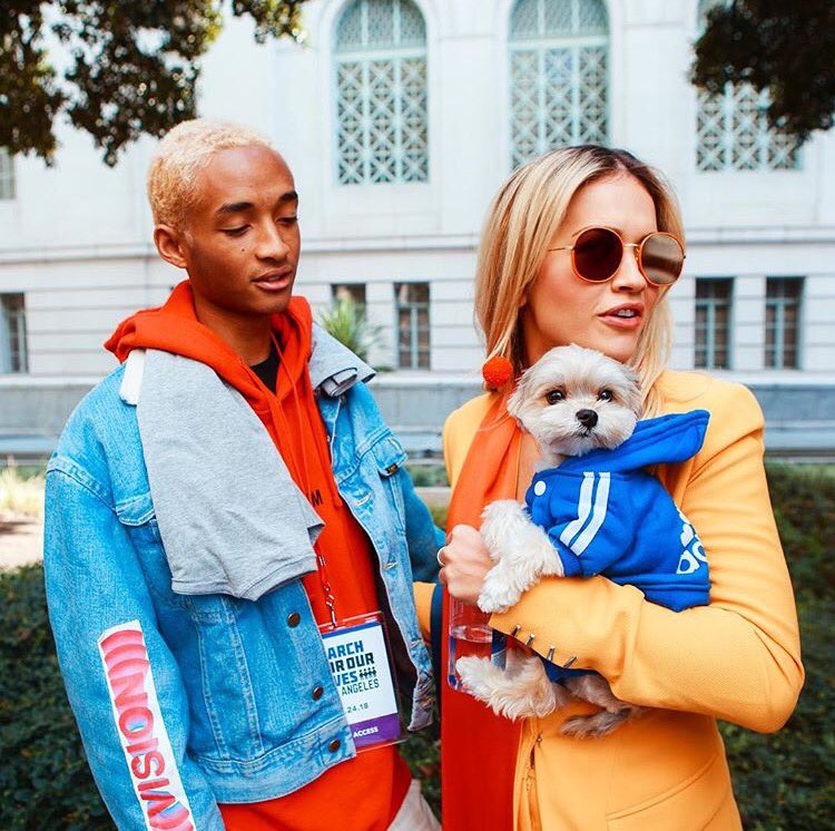 Even baby Leroy came out to march with us ???? #marchforourlives https://t.co/9oeKSfb3An