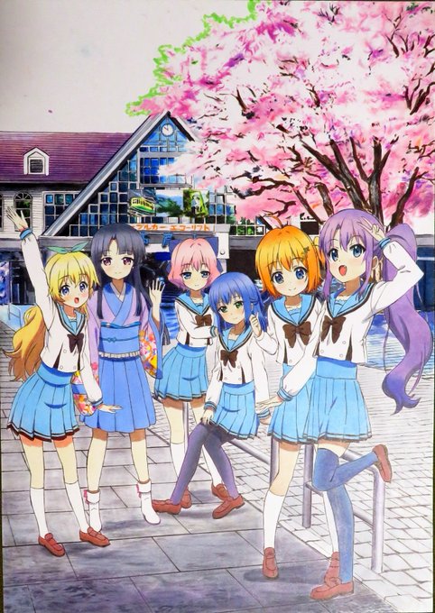 今日の模写動画の撮影が終わりました。『Re:ステージ! ドリームデイズ♪ キービジュアル』の背景4日目です。今日は満開の 今日の模写動画の撮影が終わりました。『Re:ステージ! ドリームデイズ♪ キービジュアル』の背景4日目です。今日は満開の