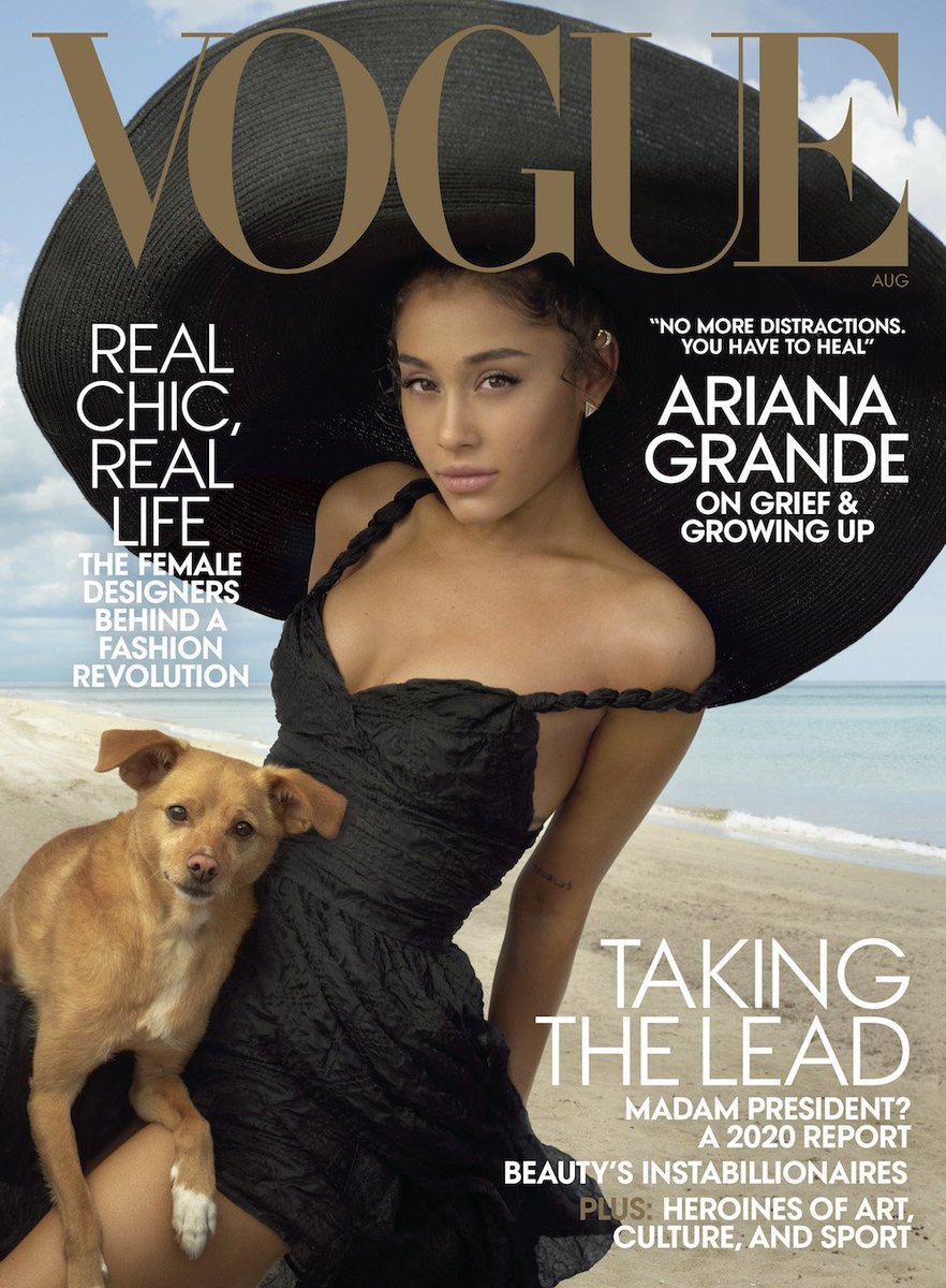 RT @voguemagazine: .@ArianaGrande is our August issue cover star! Read the full profile: https://t.co/UxXtVicloP https://t.co/1aMwsKlYHV