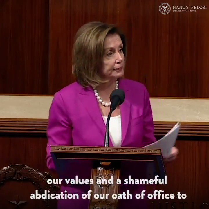 RT @SpeakerPelosi: In this House, we speak truth to power. https://t.co/obQc9WqpY1