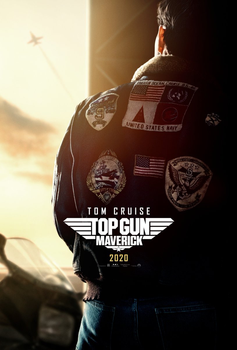 RT @TopGunMovie: Check out the official poster for #TopGun: Maverick starring @TomCruise. In theatres 2020. https://t.co/5emkDH9j5f