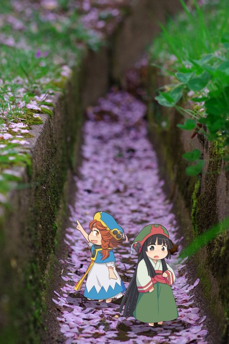 ハクメイとミコチ描いた!!ミス見つけたから上げ直し( ˇωˇ ) ハクメイとミコチ描いた!!ミス見つけたから上げ直し( ˇωˇ )