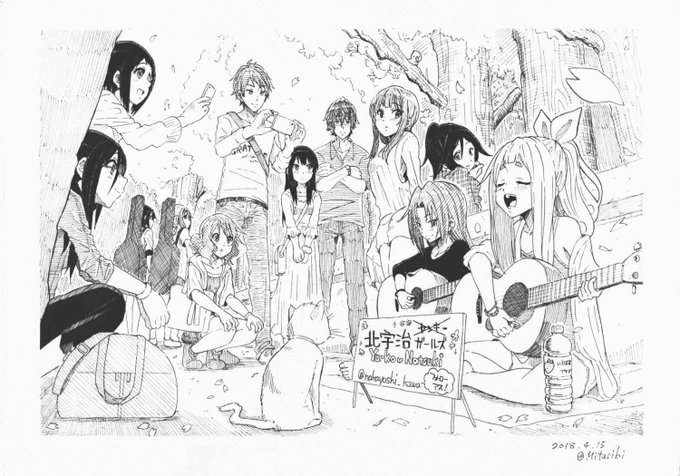 【響け!ユーフォニアム】優子&夏紀は歌とギターが趣味らしいので、路上やらせてみました。 #anime_eupho #吉川 【響け!ユーフォニアム】優子&夏紀は歌とギターが趣味らしいので、路上やらせてみました。 #anime_eupho #吉川