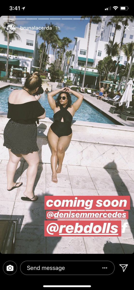 Shooting my new swimsuit collection with @rebdolls !! Launches May 10th !!! https://t.co/vULOJAaXJS