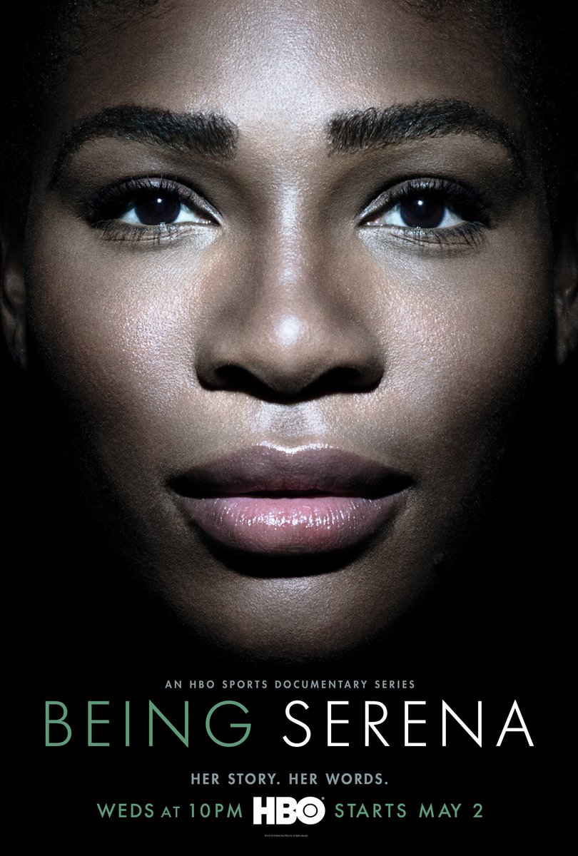 My story. My words. My @HBO documentary series, #BeingSerena, starting May 2. Find out more: https://t.co/kmiVBe45ev https://t.co/0INKTYzJiu