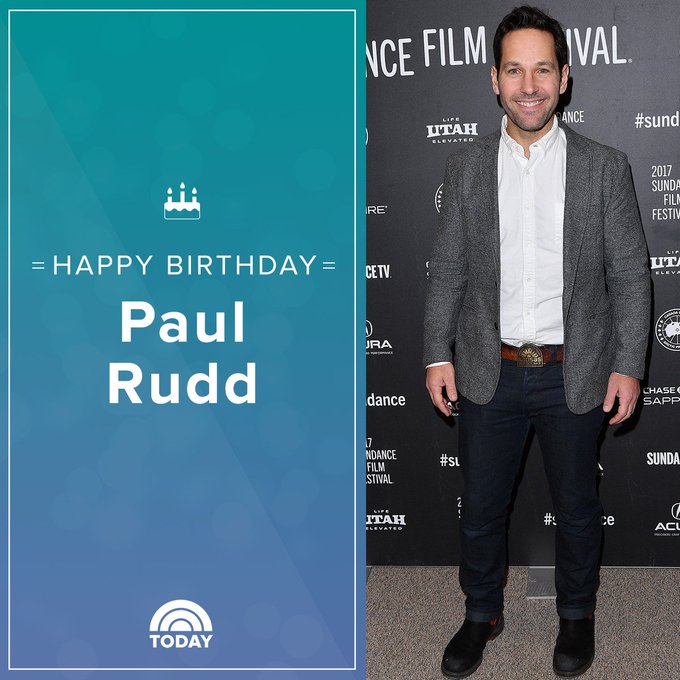 Paul Rudd’s Birthday Celebration | HappyBday.to