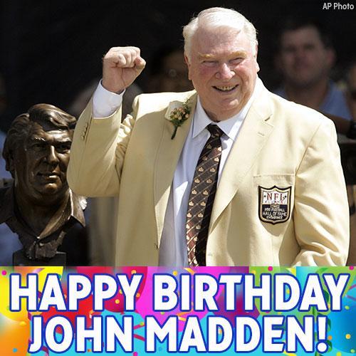 John Madden’s Birthday Celebration | HappyBday.to