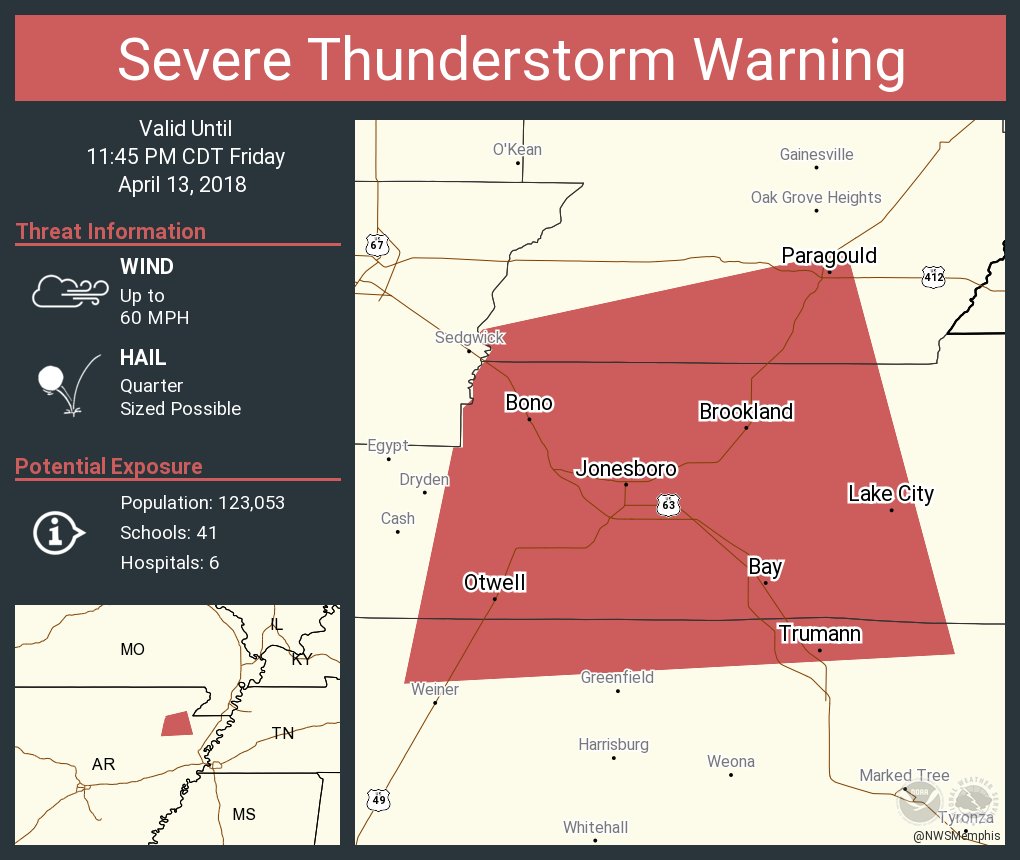 Severe Thunderstorm Warning