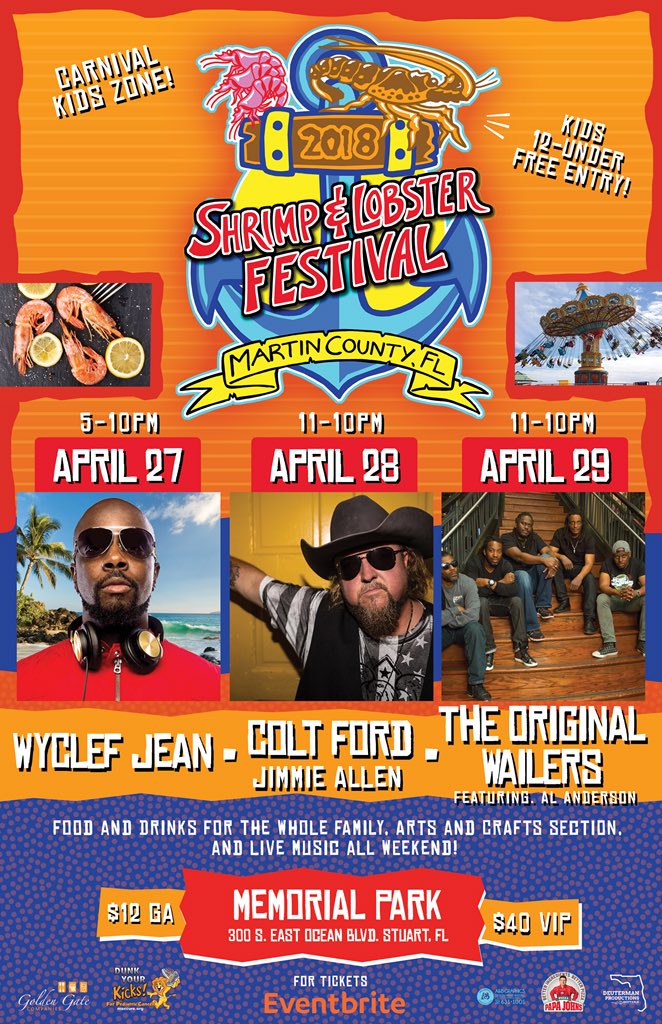 COMING UP !!! Shrimp and Lobster Festival on APRIL 27TH  Downtown Stuart ????????????????who’s coming???? https://t.co/bxgAqCJkxO