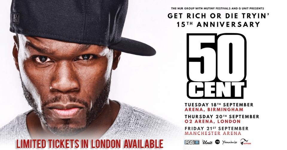 UK! Get Your Tickets NOW! You do NOT Want to Miss This!! #GUnit - https://t.co/4EsOAkP9cu https://t.co/WdnW6h06rG