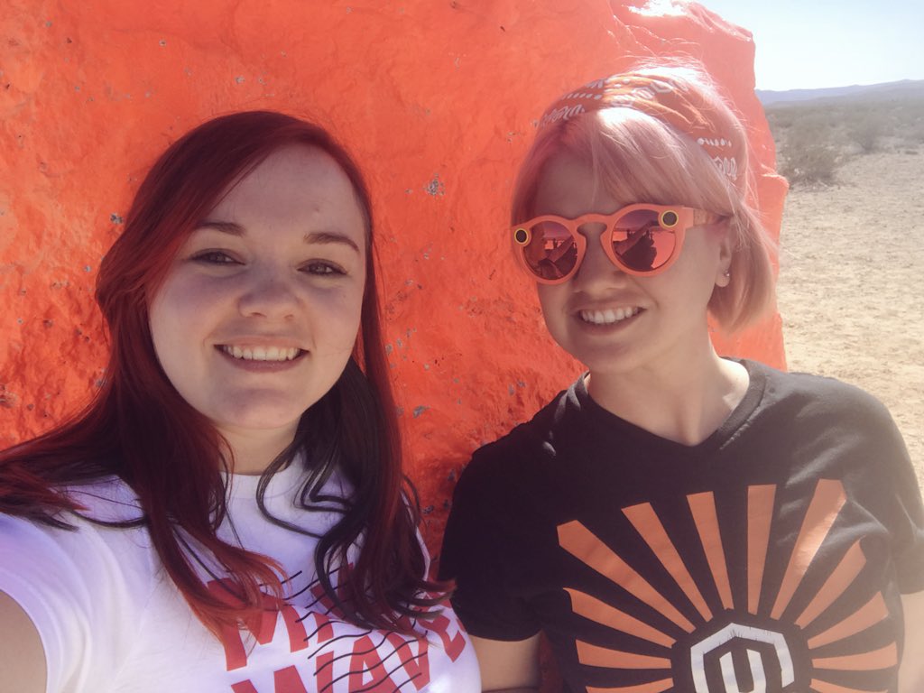 RebeccaBrocton: Oh hey, we found a big orange rock! #RoadtoImagine #MagentoRocks https://t.co/JLDMiMcFV3