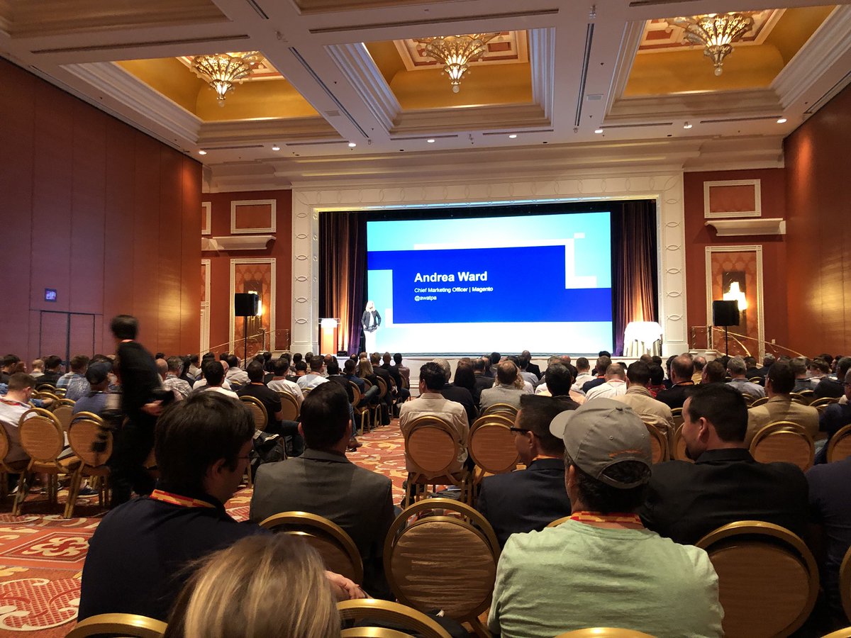WebShopApps: @awatpa just totally smashed it on stage #MagentoImagine #partnerSummit https://t.co/0pv5cCtmn7