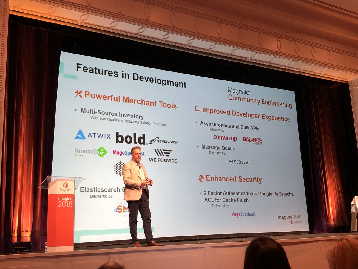 slkra: Wohoo, @atwixcom is recognized at #MagentoImagine as the number 1 #Magento contributor of Q1 2018! https://t.co/SEH41bFTIG