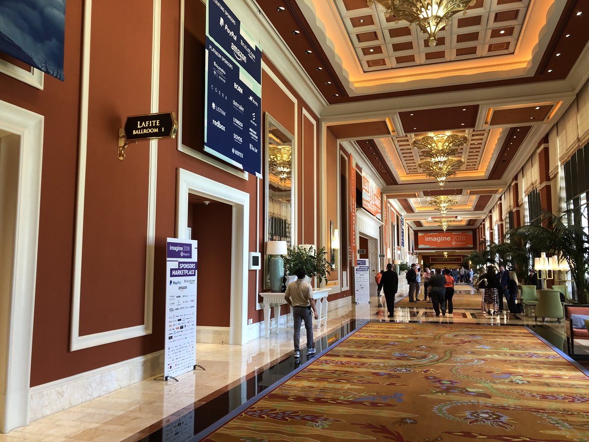 ArtPugachev: #magentoimagine is pretty big! https://t.co/I1E1orpswK