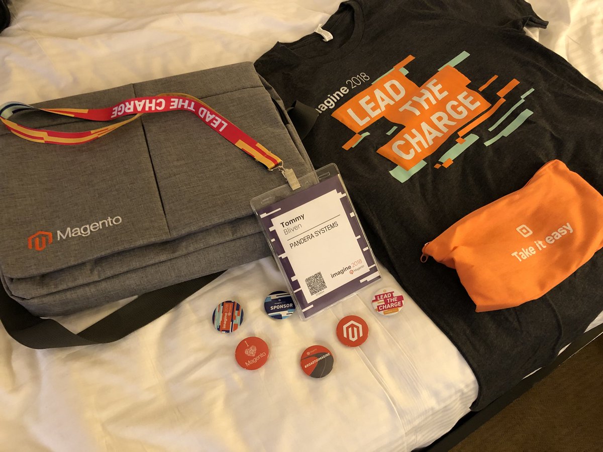 tommy_bliven: Registered and ready to go! We’re here @magento! #MagentoImagine https://t.co/iFbSQ5ilcx