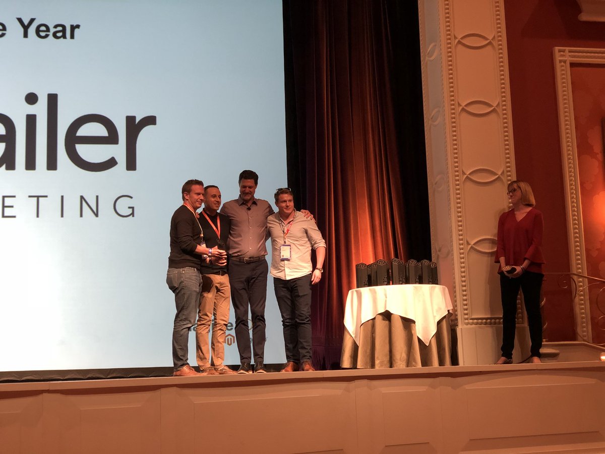 benpopps: Congrats @dotmailer for picking up Ecosystem Playmaker award #MagentoImagine https://t.co/LaxFzRkTFI