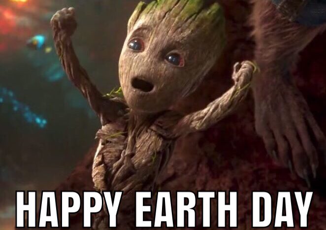 Happy #EarthDay ???? #BabyGroot https://t.co/mKaxNh8QxR