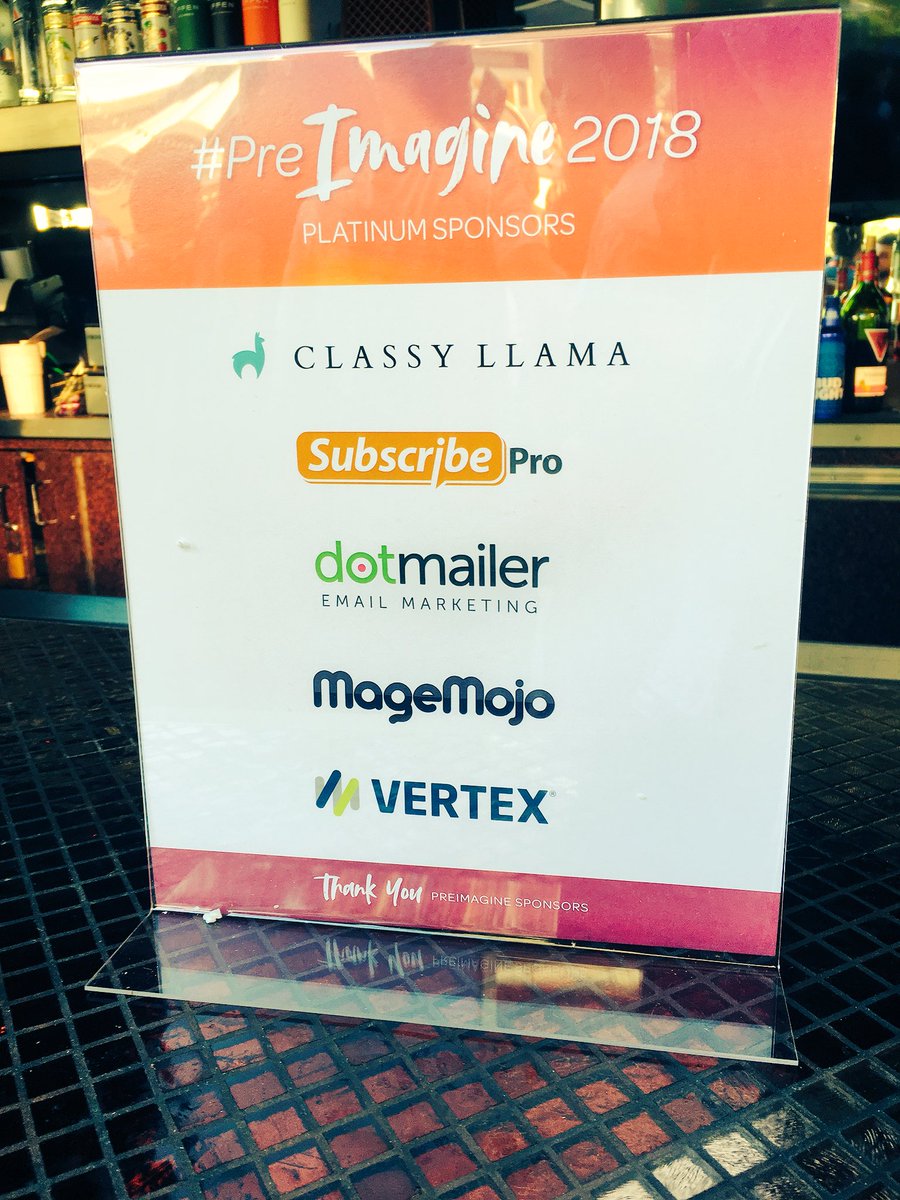 vertexinc: Excited to be a sponsor of #PreImagine! https://t.co/PPxUPwoZly