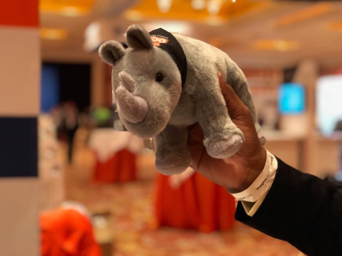 BeingtheShiva: That Rhino 🤛 #Magentoimagine stop by our booth #116 (near Aisle 100) @DCKAP https://t.co/L2uTGpe05p