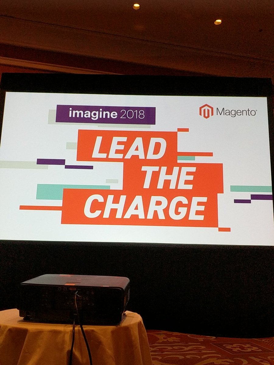 davidaaronyoung: Getting ready for talk 1 - sweet themes are made of these. #pwa #magento #MagentoImagine https://t.co/CbZzyP5nyA