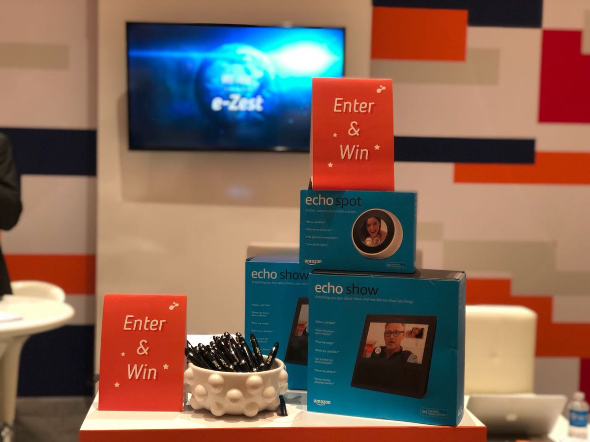 ezest: Our booth #213 has so much to offer. Try your luck #MagentoImagine #Imagine2018 @magento https://t.co/EshRHIo2sb