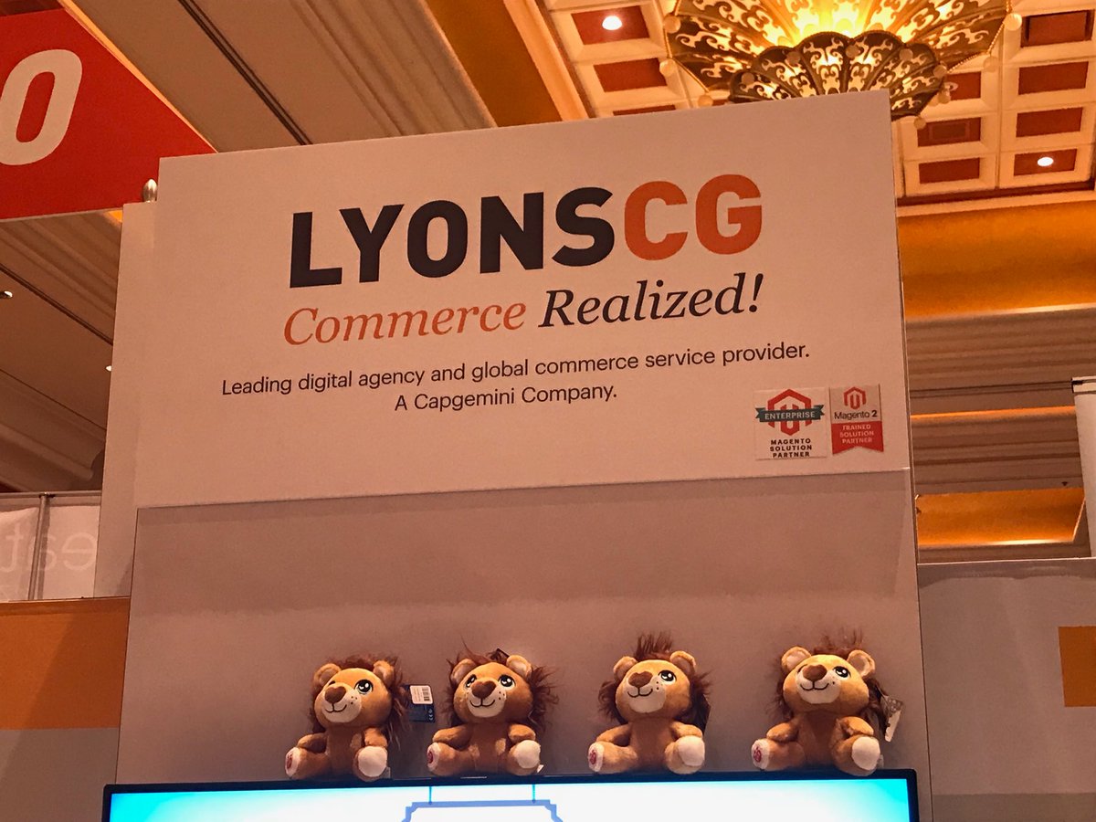 CalEvans: Lions, ok they aren’t ElePHPants but they are still cute as heck. :) #MagentoImagine https://t.co/AA4A1NVz1j