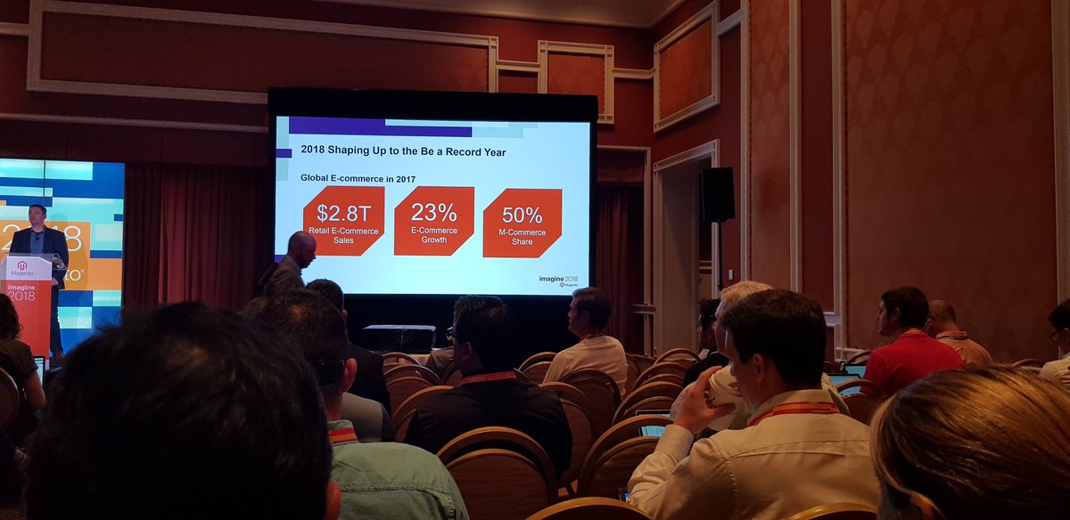 sarmadhassan: Global Ecommerce state of affairs #MagentoImagine https://t.co/Iv0JLD8My2