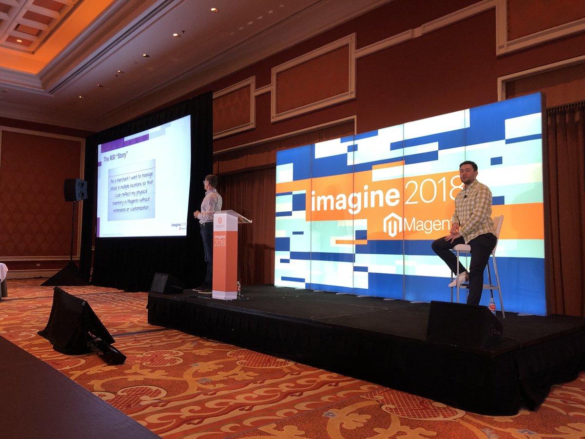 atwixcom: The Multi Source Inventory project by @magento community engineering is shining at the #MagentoImagine https://t.co/3zT7R2xaaW