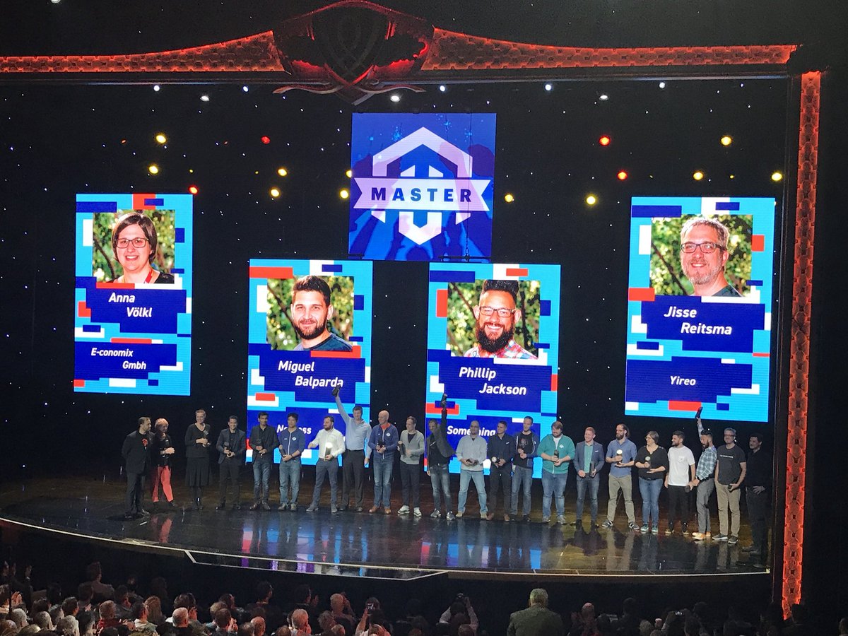 SheroCommerce: Congrats to the 2018 #MagentoMasters ... Amazing community! #MagentoImagine @magento https://t.co/EosJUwETCf