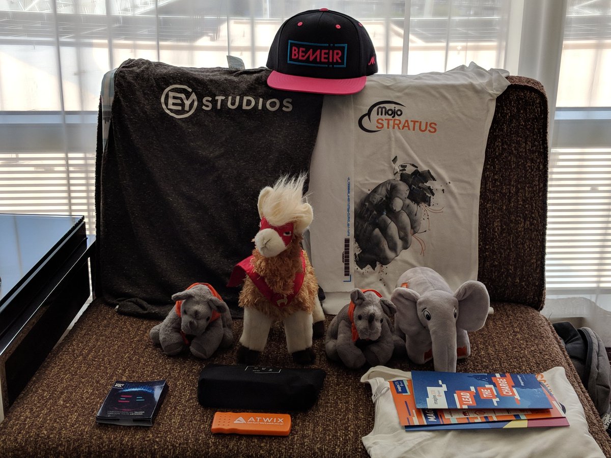 LissieCox: Pretty pleased with my collection from #MagentoImagine this year :) https://t.co/vd7zWl6gnR