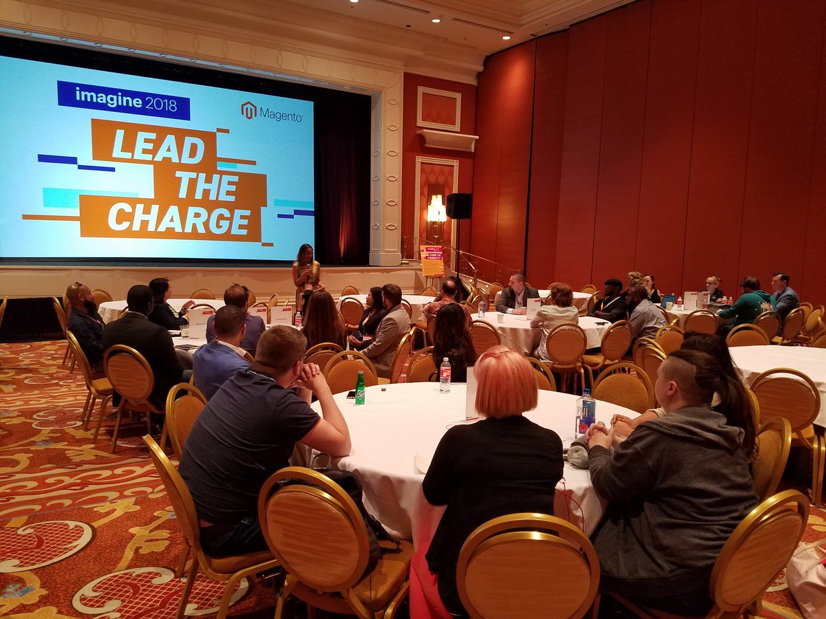 magento: Diversity Discussions kicking off in Latour 2. Anita Andrews @agarimella leading the charge 😊 #MagentoImagine https://t.co/zO0aelj2LX