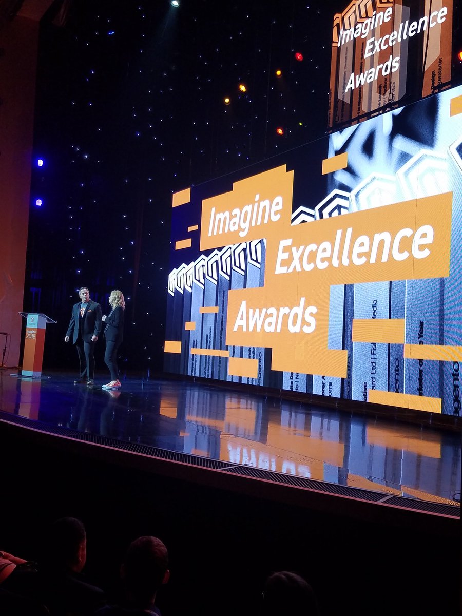 magento: #MagentoImagine Excellence Awards with @awatpa & @gspecter: we had 260+ entries for 16 categories https://t.co/4Dq4TCIFXj