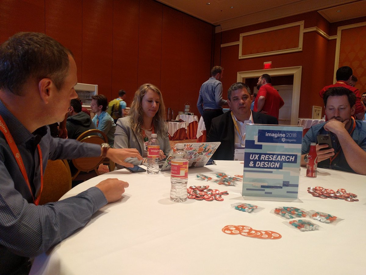 mish_capish: UX reasearch round table under way at the #MagentoImagine #devExchange https://t.co/Q5ITCxIs2V