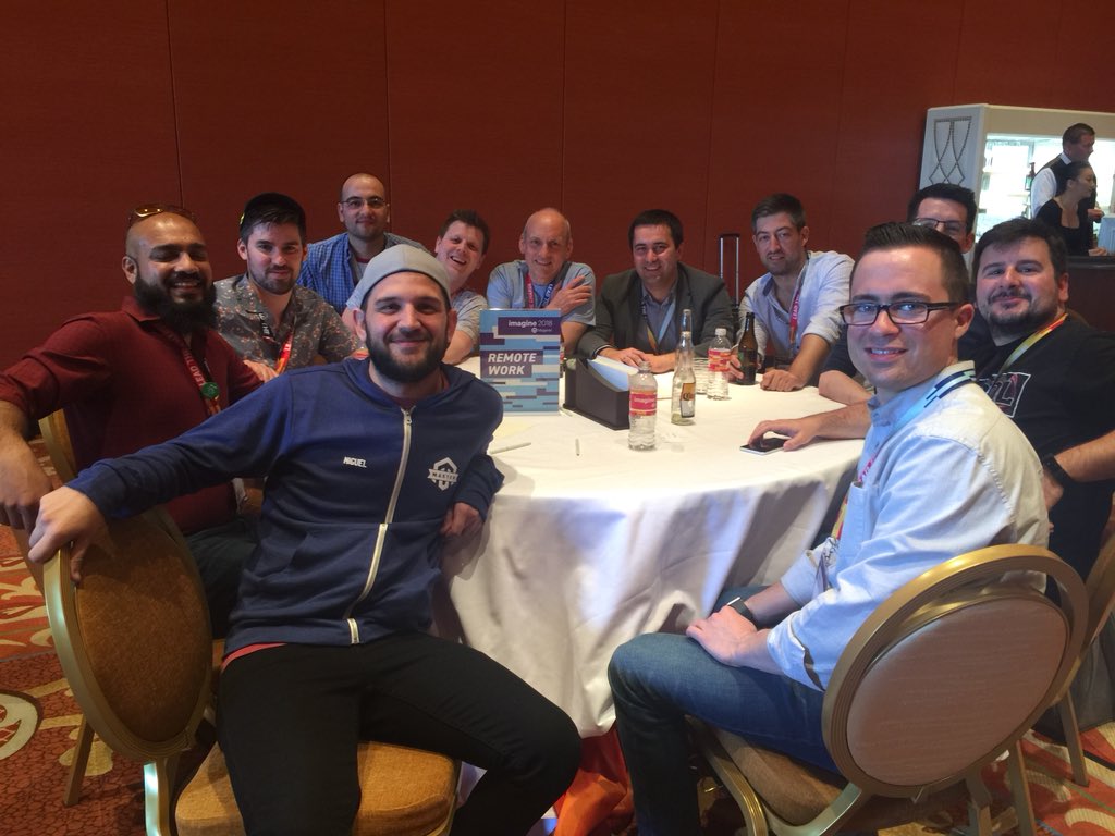 mbalparda: And that’s a wrap! Thanks for coming! #MagentoImagine #remotework #devexchange https://t.co/hNyyo8IQ2i