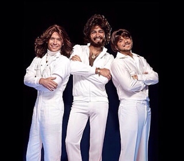 #tbt dressed as the Bee Gees for a magazine cover. Good Halloween costume as well. https://t.co/fzmpC097tX