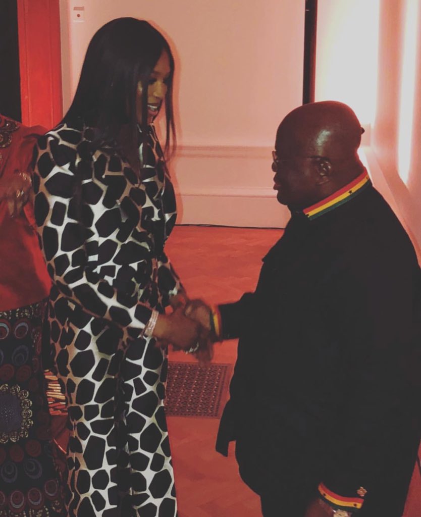 Lovely to meet you Nana Akufo-Addo PRESIDENT OF GHANA ???????? #NAOMIAFRICA https://t.co/vD71fhaHKs