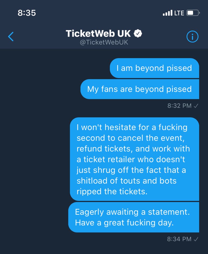 Here's one way to address all your concerns... let's see what they have to say. @TicketWebUK https://t.co/TxFrQoClbc