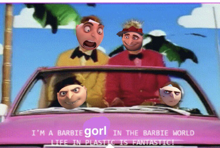 Gru, Despicable Me, gorls, mean girls. Made this myself lol