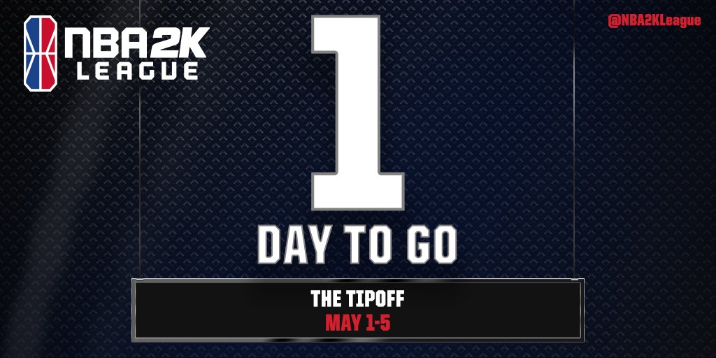 RT @NBA2KLeague: THE TIPOFF begins tomorrow at 5PM!

Watch all of the #NBA2KLeague's historic first week on Twitch. https://t.co/EIwt1AJXb1