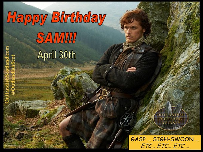 Sam Heughan’s Birthday Celebration | HappyBday.to