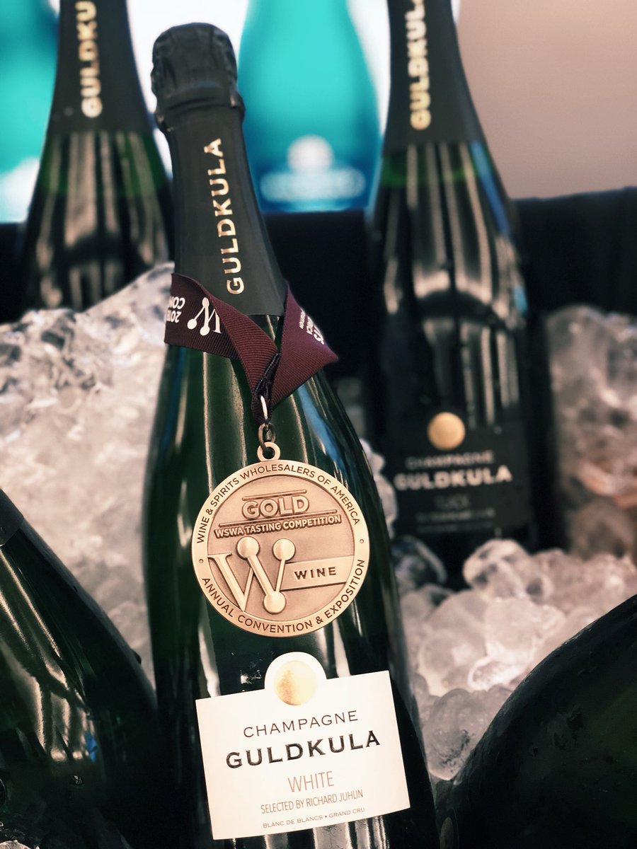 Guldkula Champagne tog hem guld inatt på USA:s största vinmässa i Las Vegas (WSWA) 🎉 
