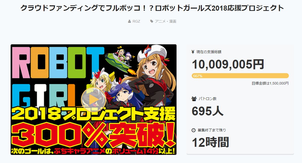 ついに1000万! #ロボガ ついに1000万! #ロボガ
