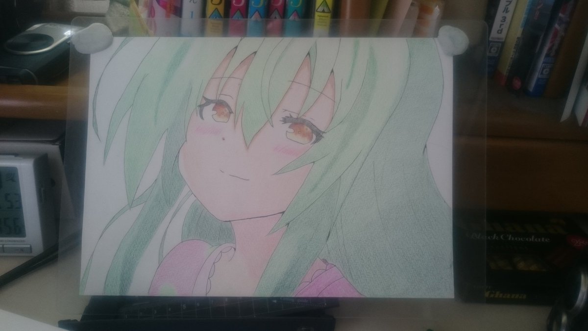 武装少女マキャヴェリズムの眠目さとりちゃんを模写しました ´ω` )/ 武装少女マキャヴェリズムの眠目さとりちゃんを模写しました ´ω` )/