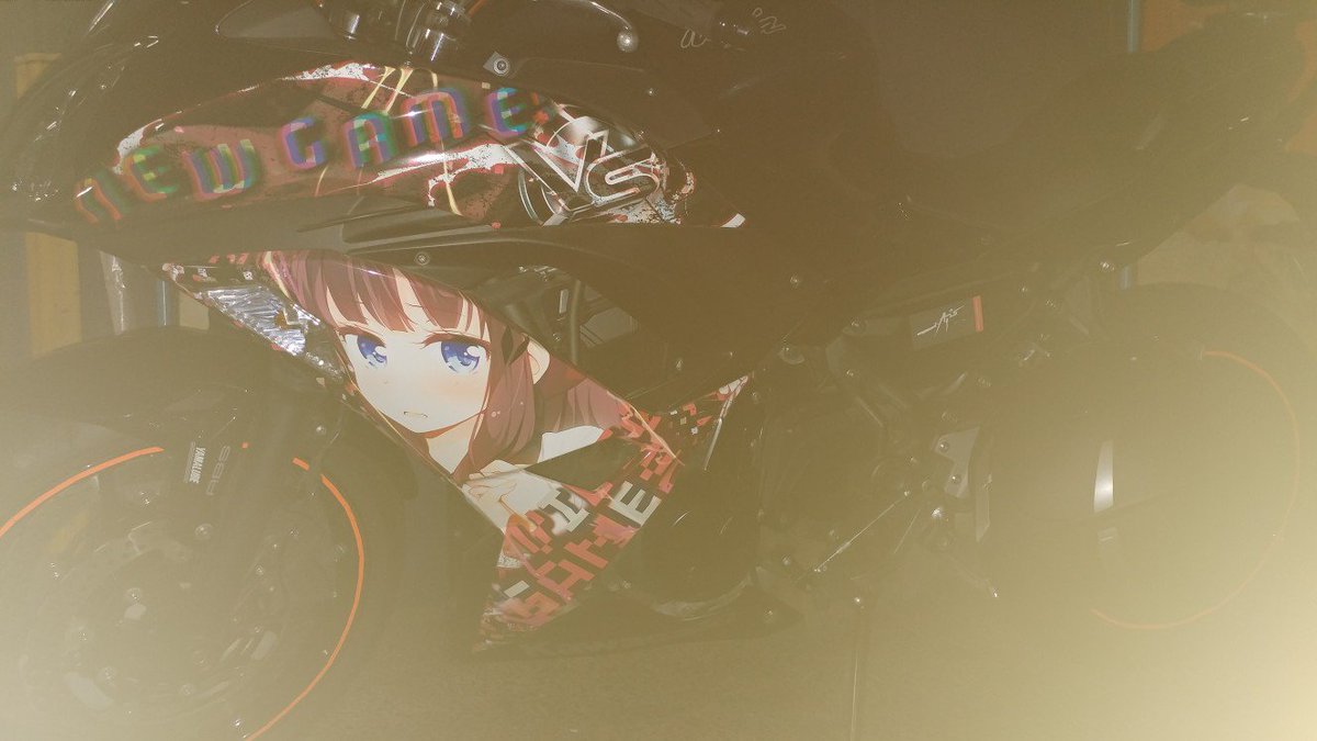 ウェアハウス川崎 の駐輪場に NEW GAME!! の Ninja250?の 痛バイク 停まってたのでパシャった ウェアハウス川崎 の駐輪場に NEW GAME!! の Ninja250?の 痛バイク 停まってたのでパシャった