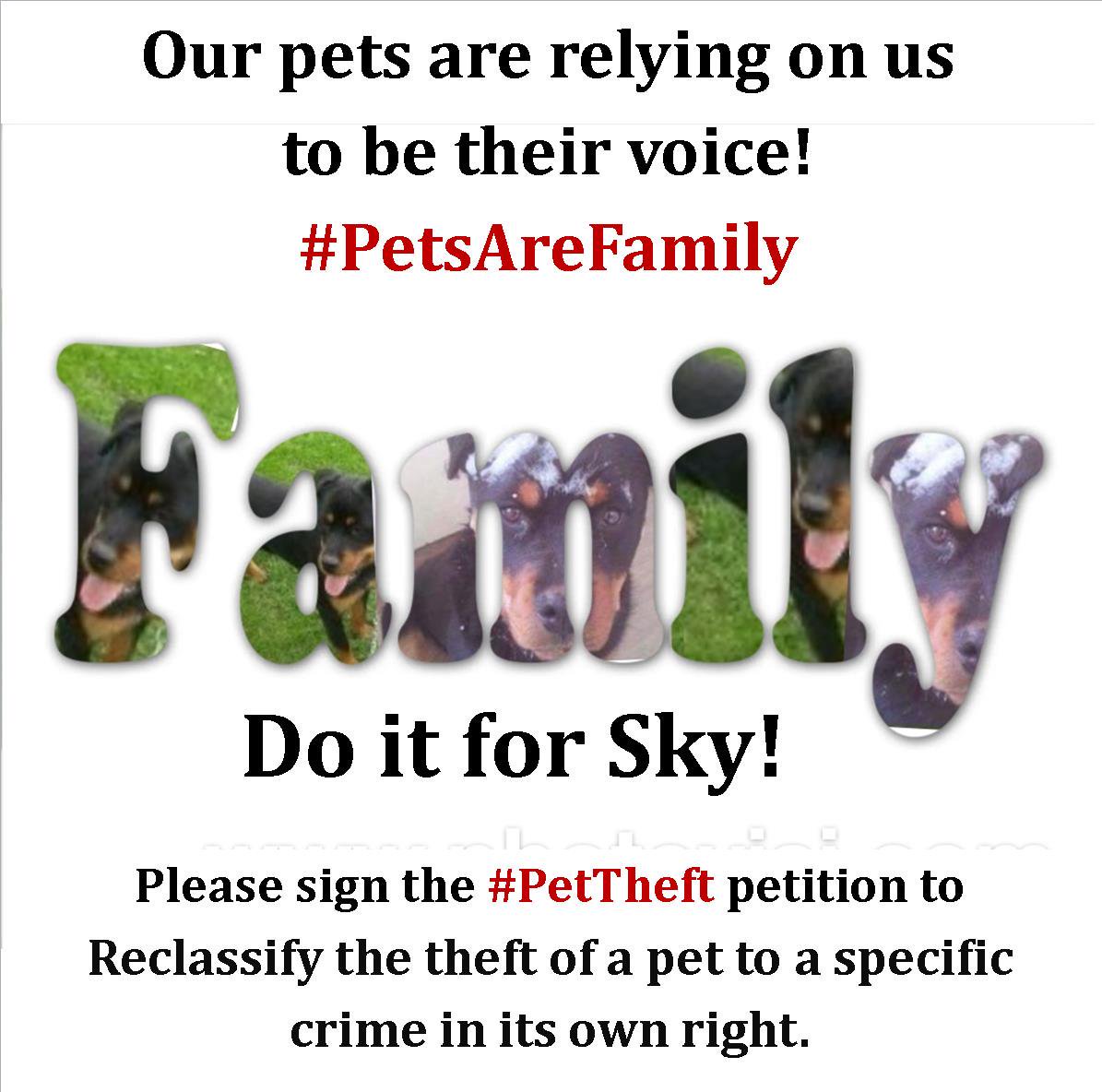 RT @getskyhome: @nadeeavolianova Please support and RT #PetTheftPetition #getskyhome https://t.co/BVqaqGhW8r https://t.co/dbvOtsCxNw