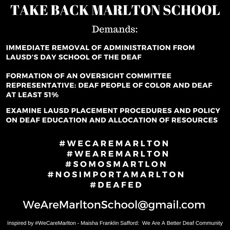 Please support #Deafed #wearemarlton #wecaremarlton #somosmarlton #nosimportamarlton https://t.co/nYbUtRXE1t