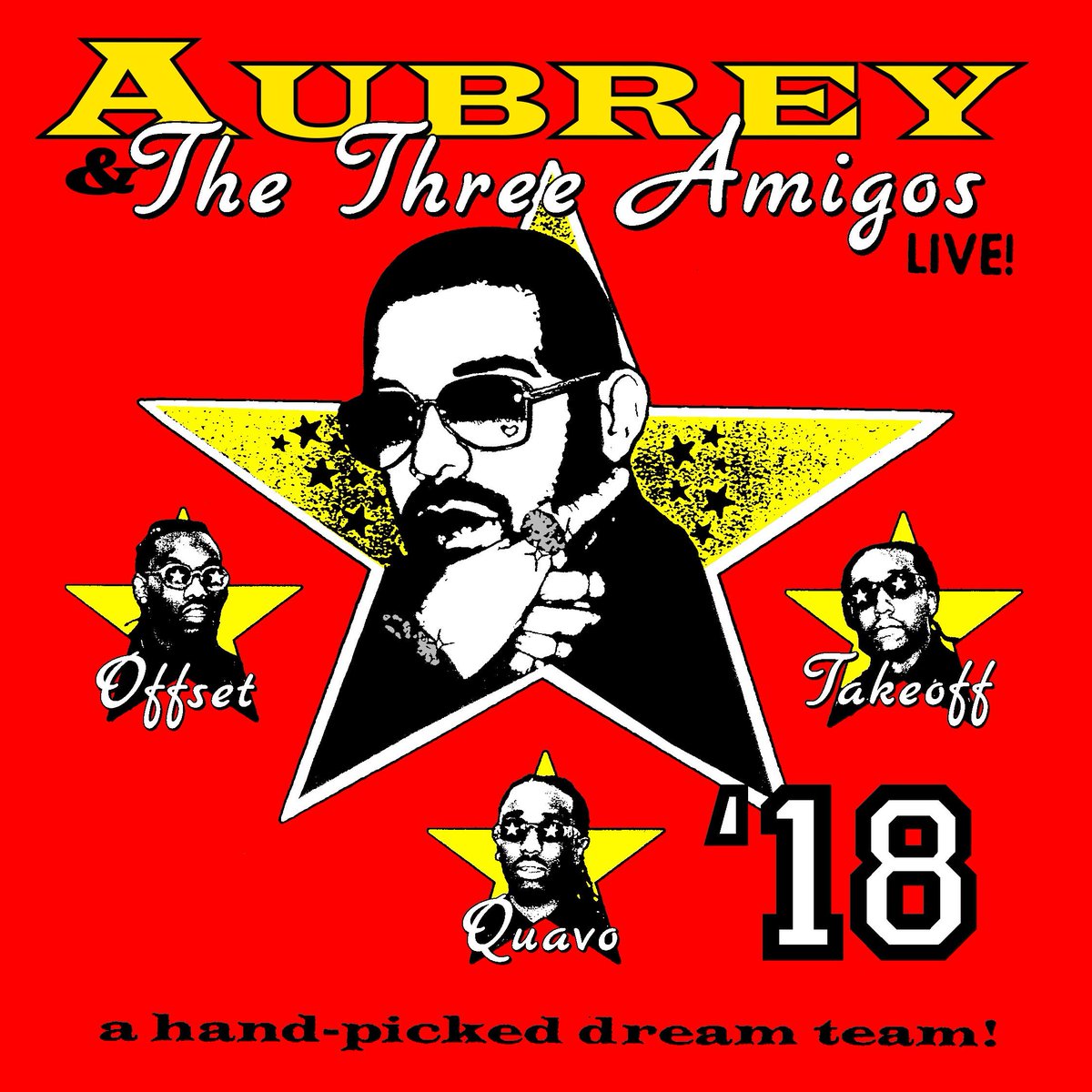 Aubrey & The Three Amigos. 
Pre-sale starts tomorrow and on sale Friday 
 